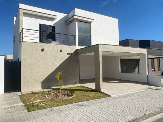 Foto 1: Sobrado com 3 dormitórios à venda, 210 m² por R$ 900.000 - Condomínio Morada do Visconde - Tremembé/SP